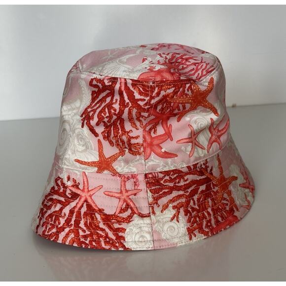 Versace Nylon Twill Barocco Sea Bucket Hat (57 cm) 1012790 Italy NWT $575 main image 10